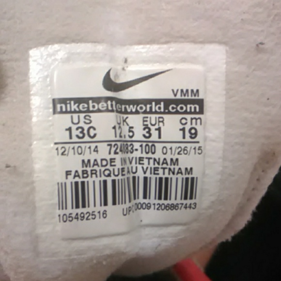 Kid's Nike Airmax 13C - Picture 3 of 3